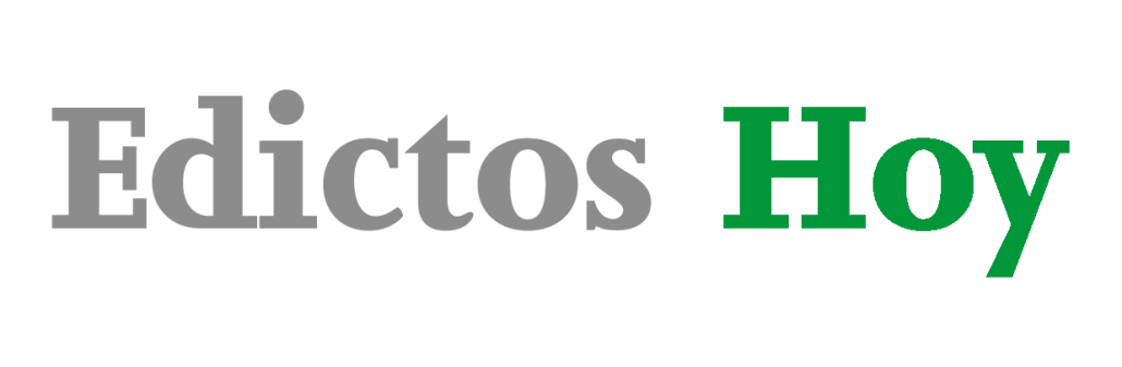 Publicar en Edictos Hoy